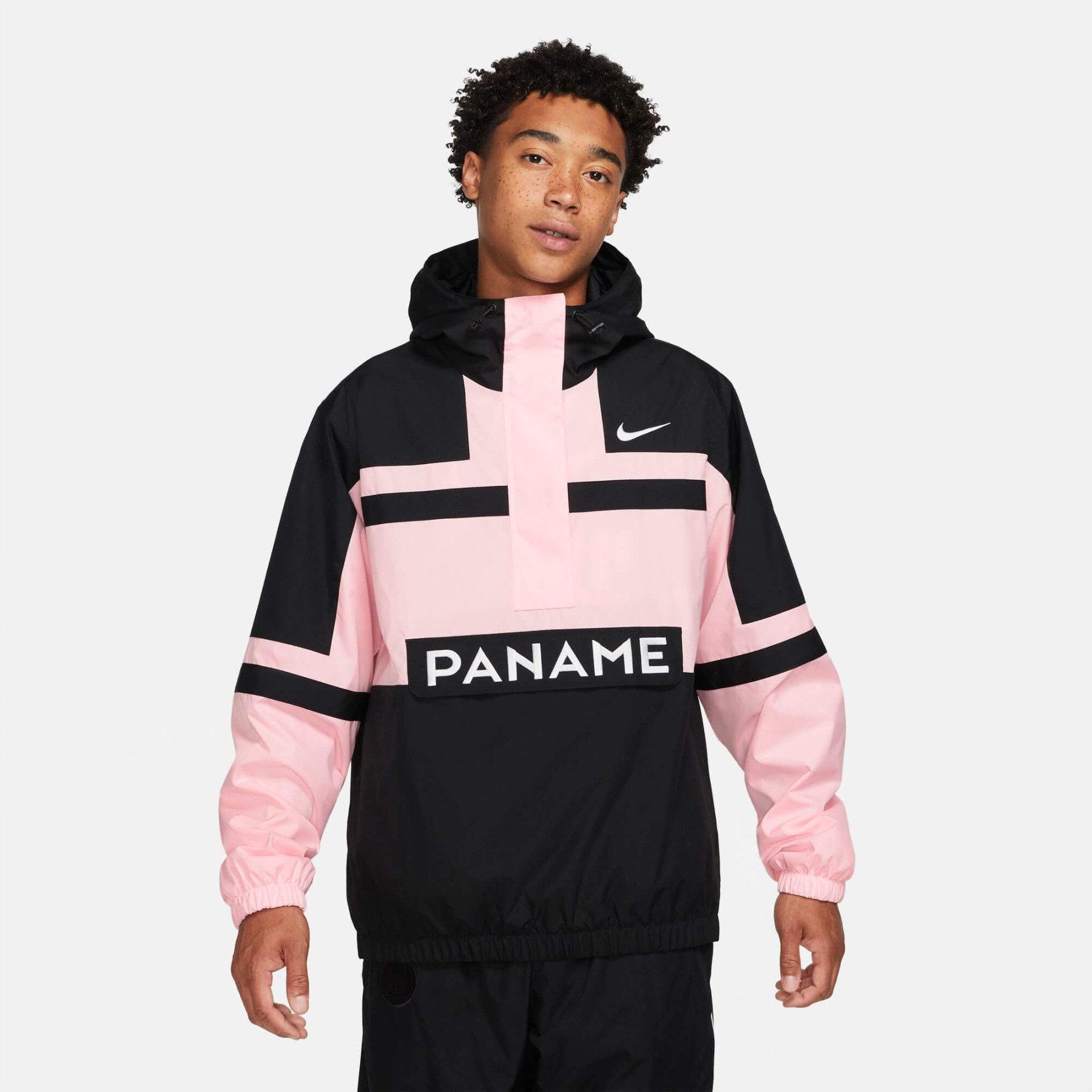 NIKE PSG VESTE AIR WOVEN NOIR ROSE 2021 2022 CZ0955 658