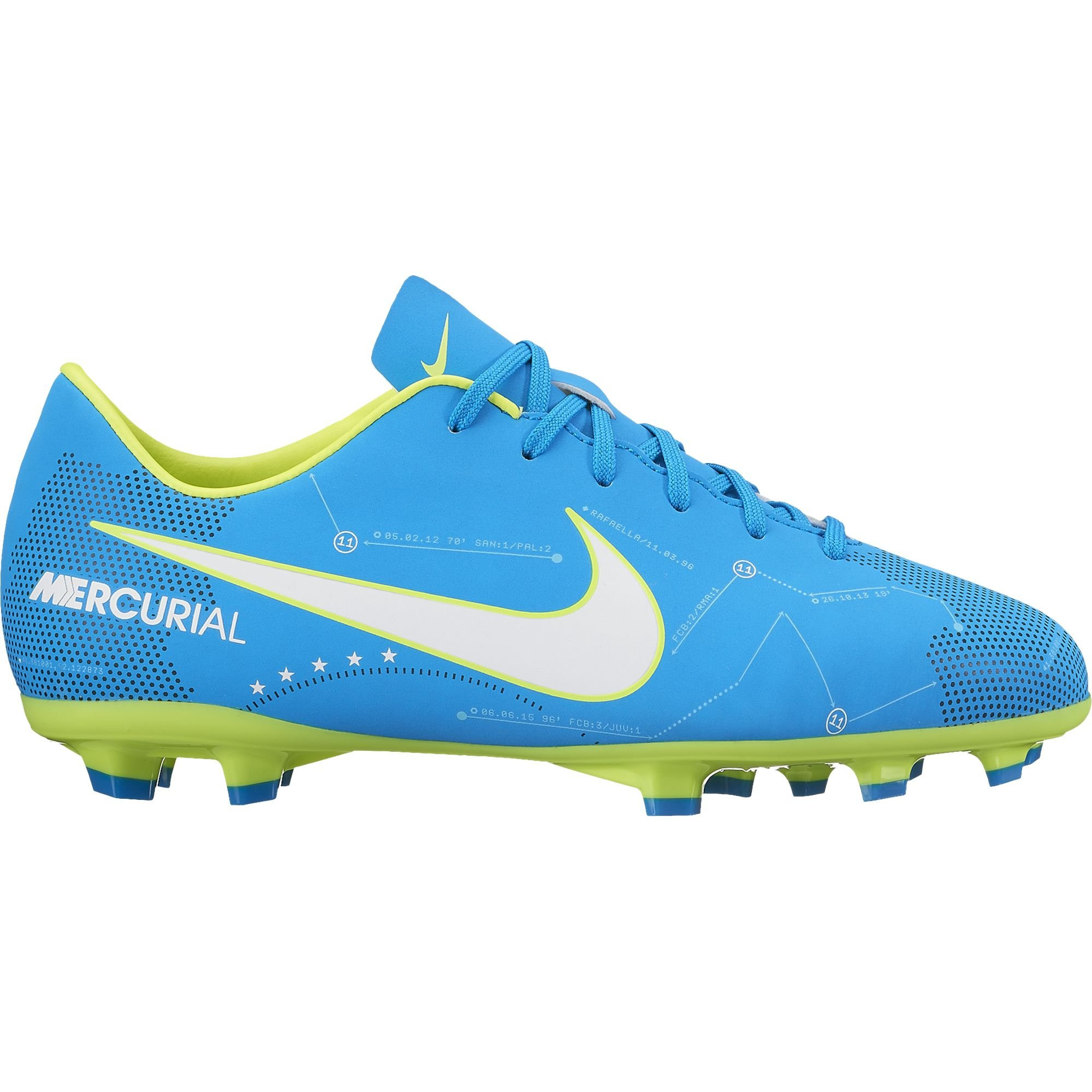 NIKE MERCURIAL VICTORY 6 DF NJR FG JUNIOR BLEU 2017/2018