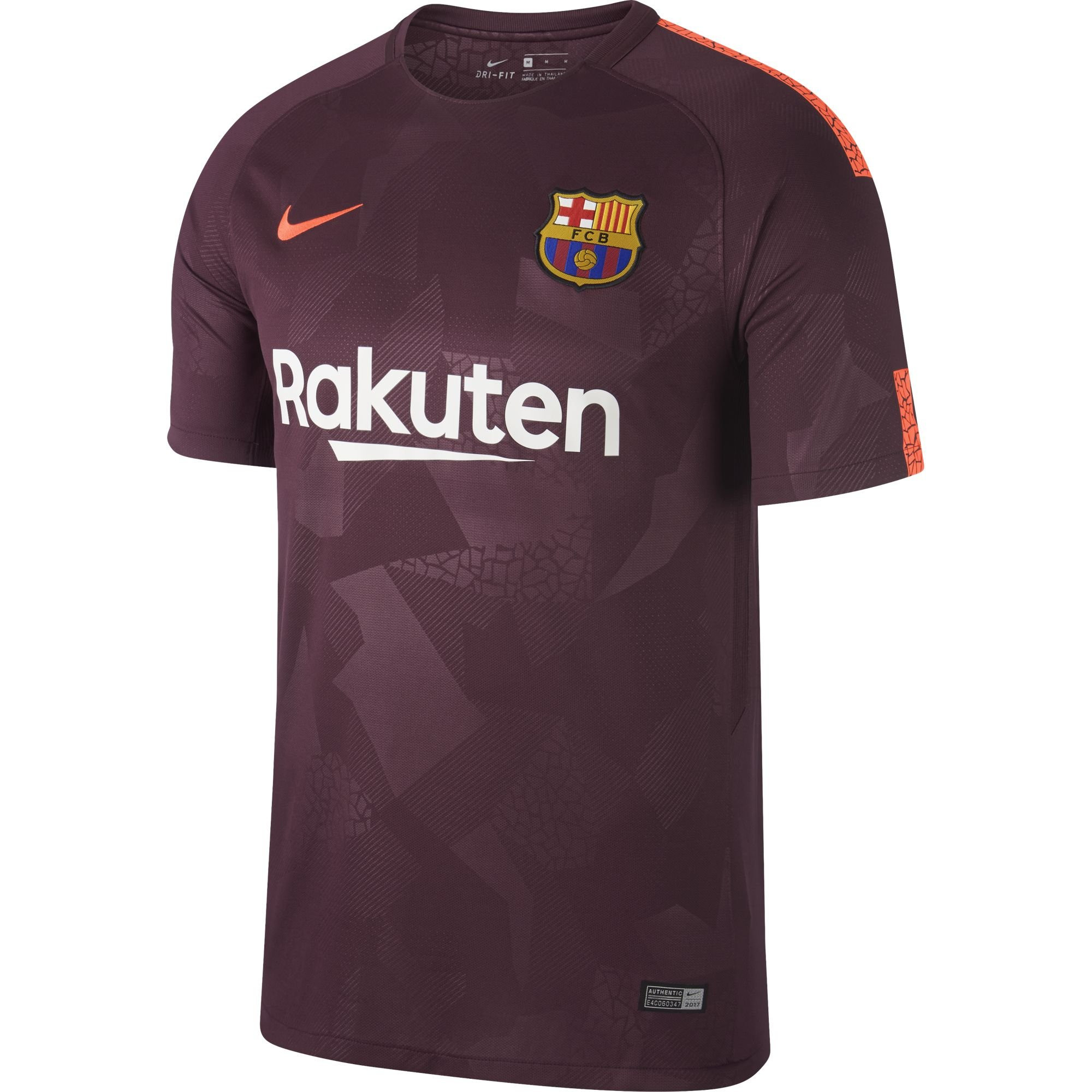 NIKE BARCELONE MAILLOT THIRD 2017/2018