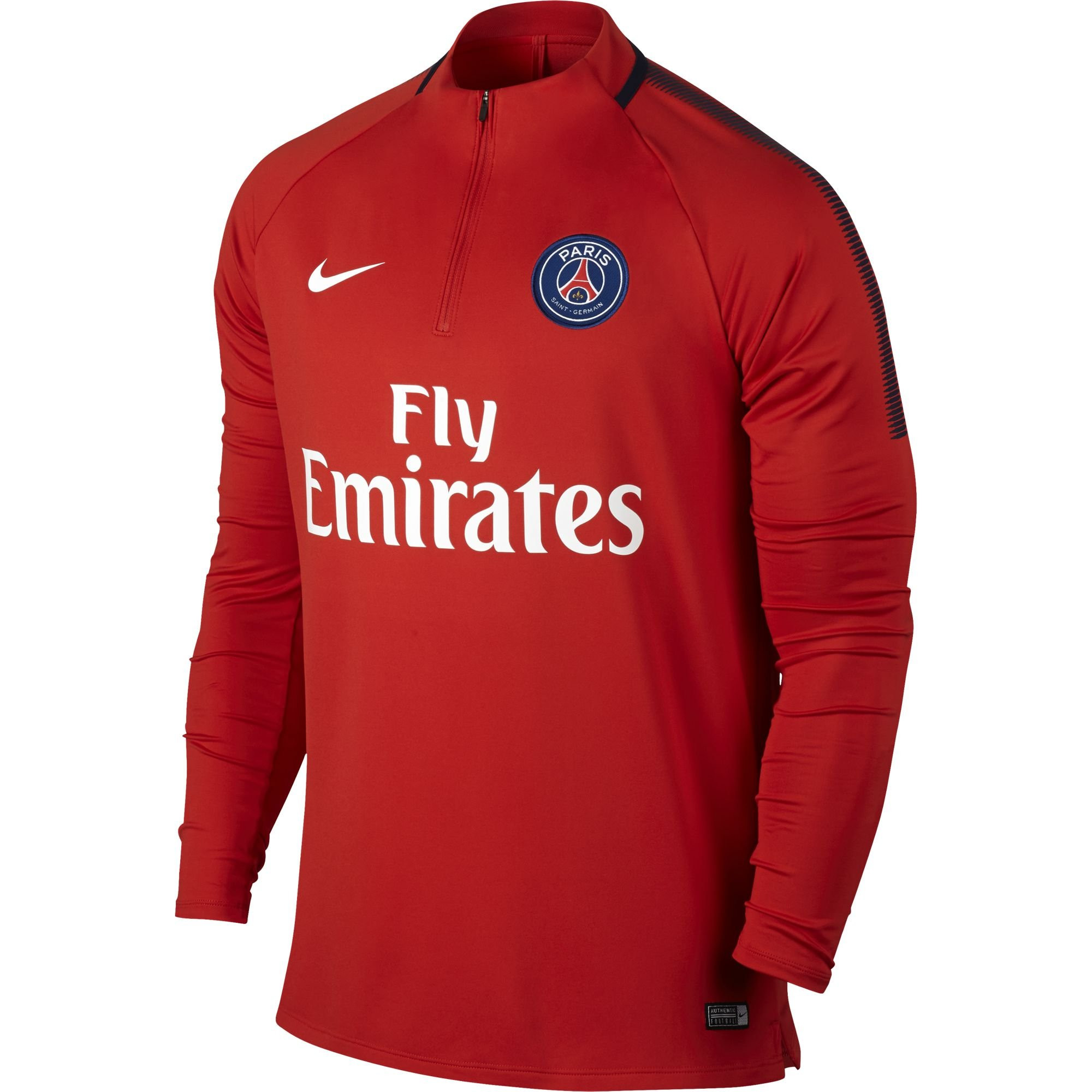 NIKE PSG TRG TOP ROUGE 2017/2018