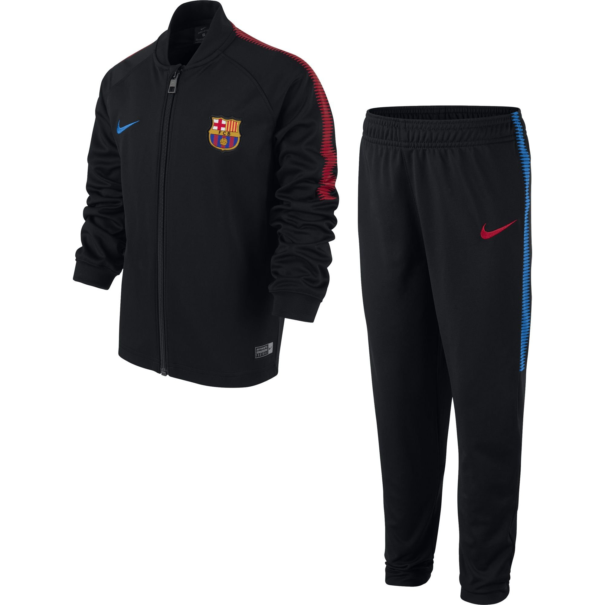 NIKE BARCELONE PRE SUIT CADET NOIR 2017/2018