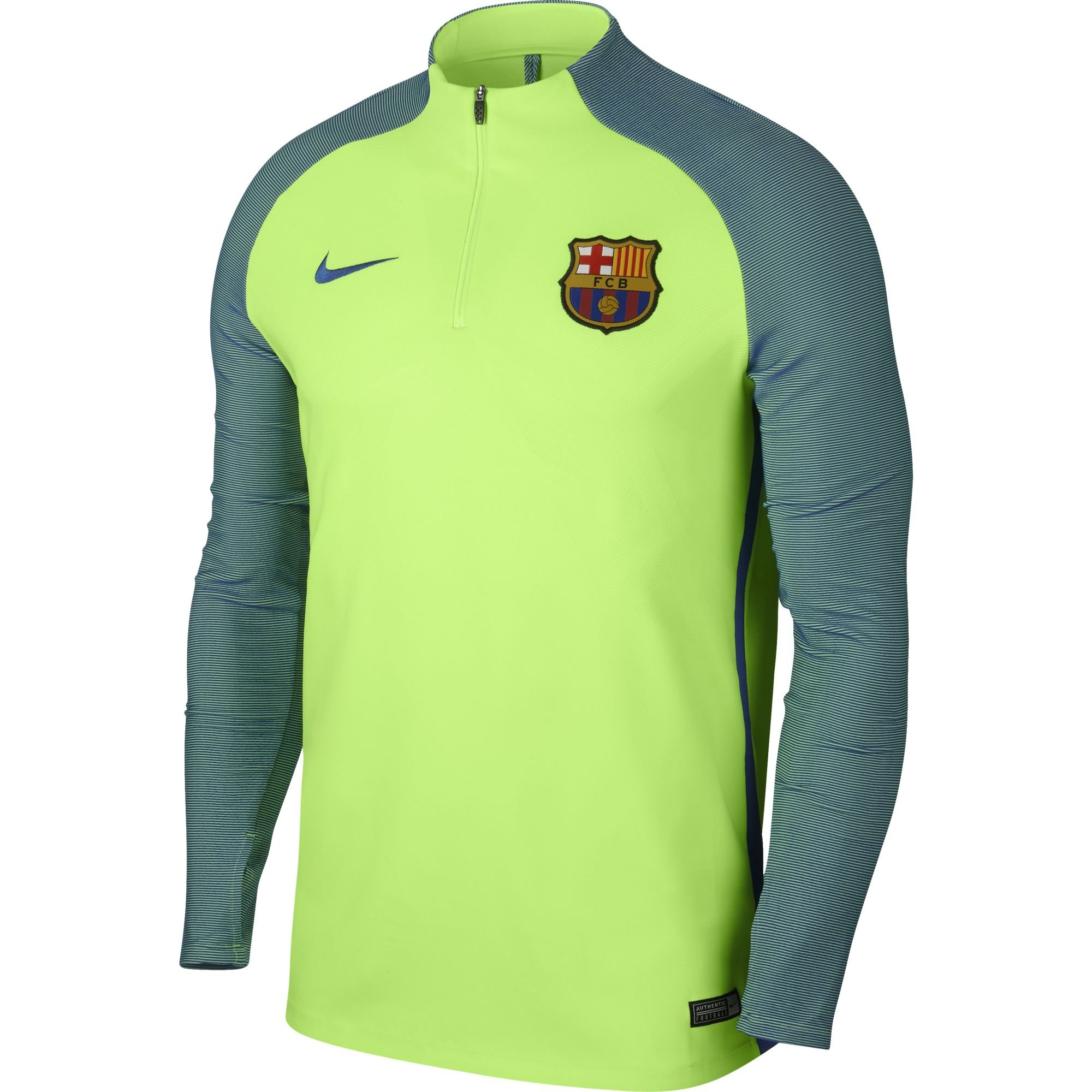 NIKE BARCELONE TRG TOP ELITE VERT POMME 2016/2017