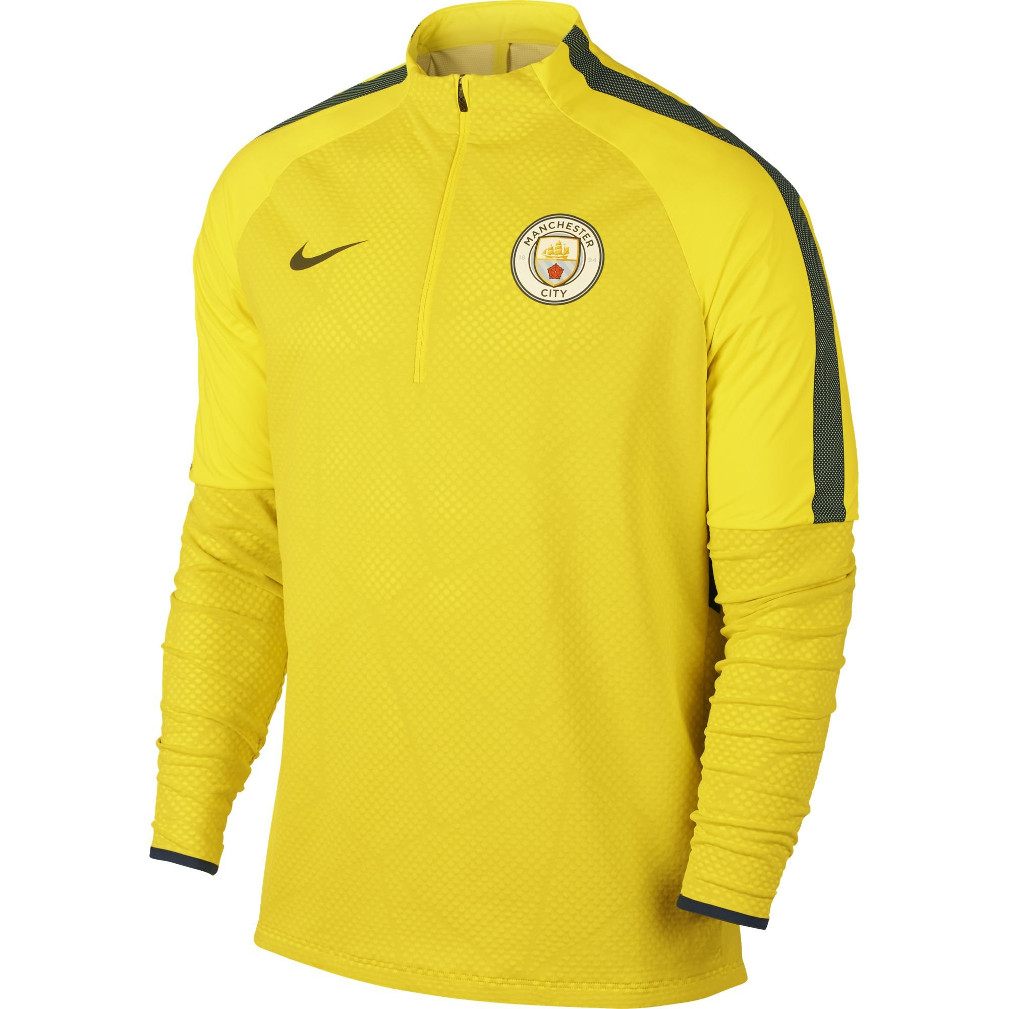 NIKE MANCHESTER CITY TRG TOP SHIELD JAUNE 2016/2017