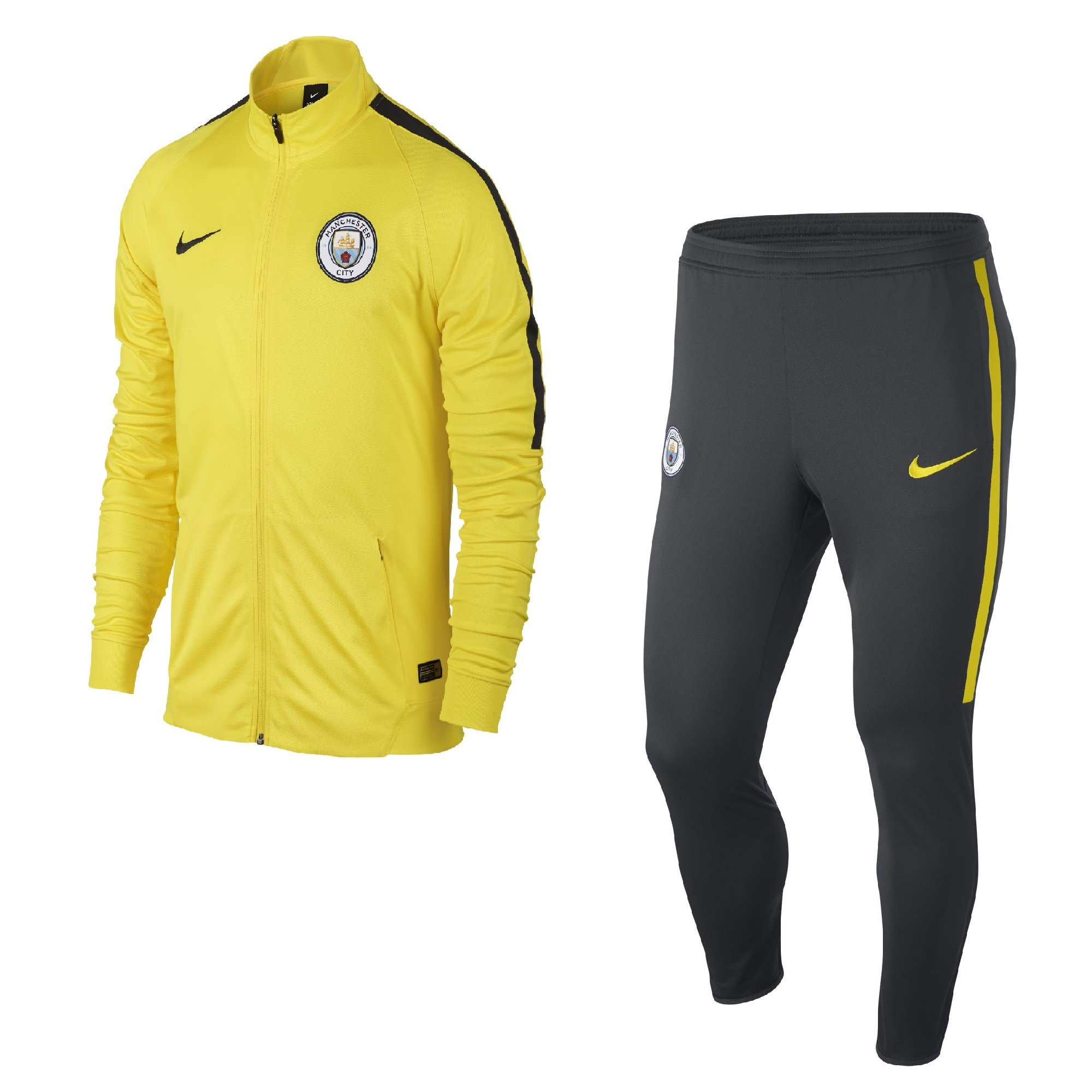 Terug kijken kassa Berri NIKE MANCHESTER CITY PRE SUIT JAUNE 2016/2017 - Nike - MARQUES