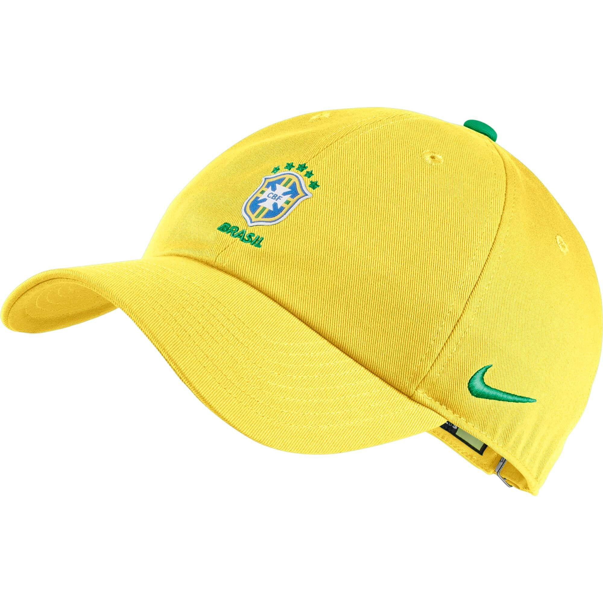 NIKE BRESIL CASQUETTE JAUNE 2018