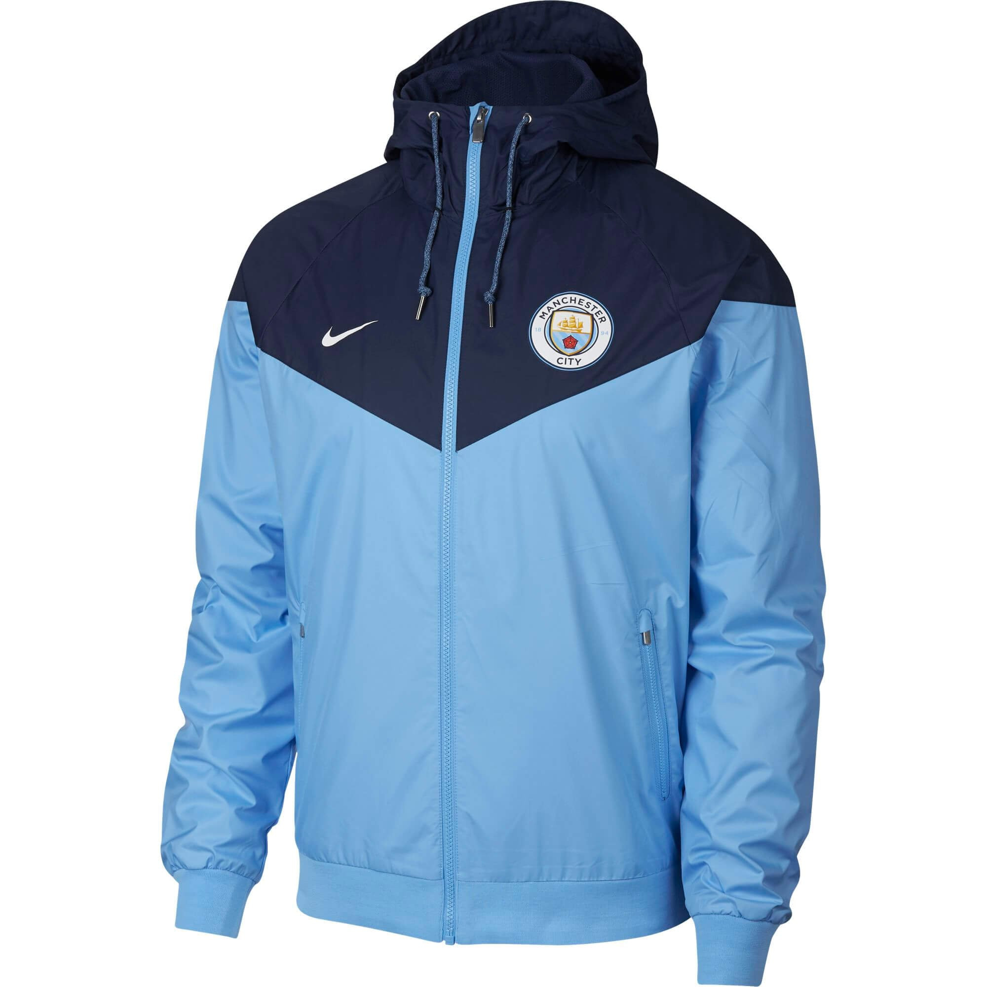 NIKE MANCHESTER CITY WINDRUNNER CIEL/MARINE 2018/2019