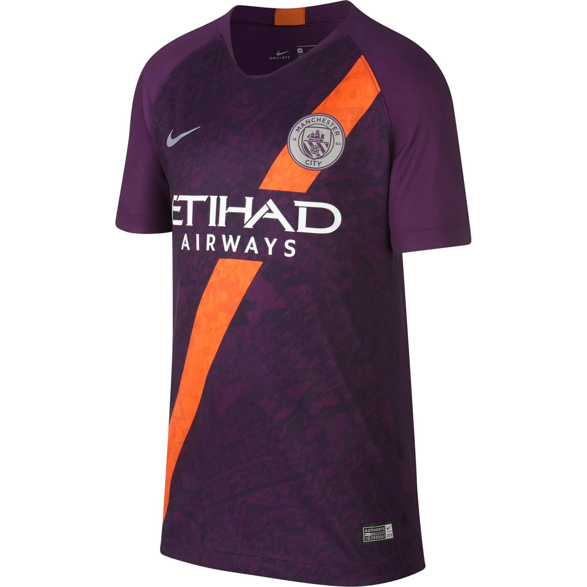 NIKE MANCHESTER CITY MAILLOT JUNIOR THIRD 2018/2019