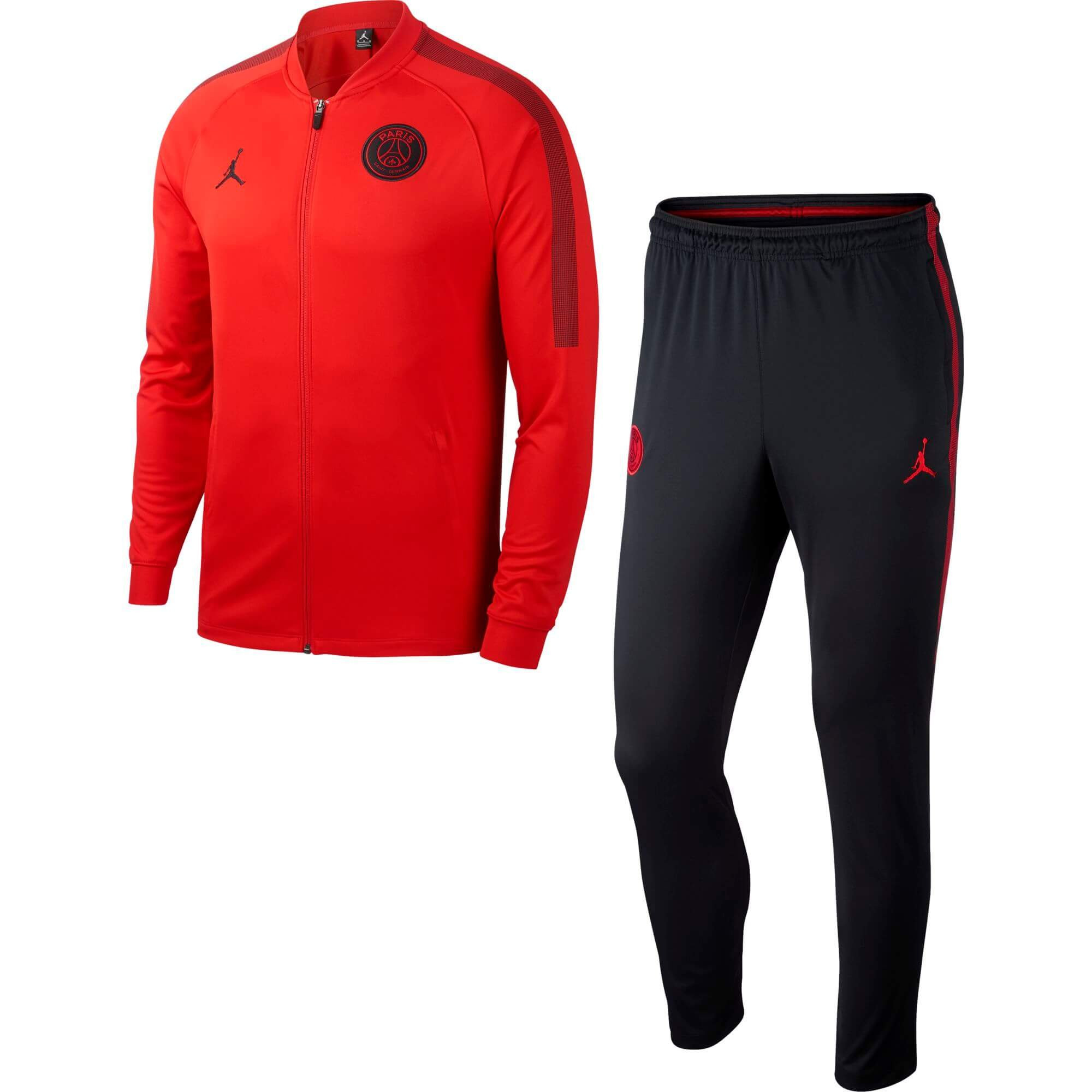 NIKE PSG PRE SUIT KNIT JORDAN ROUGE 2018/2019