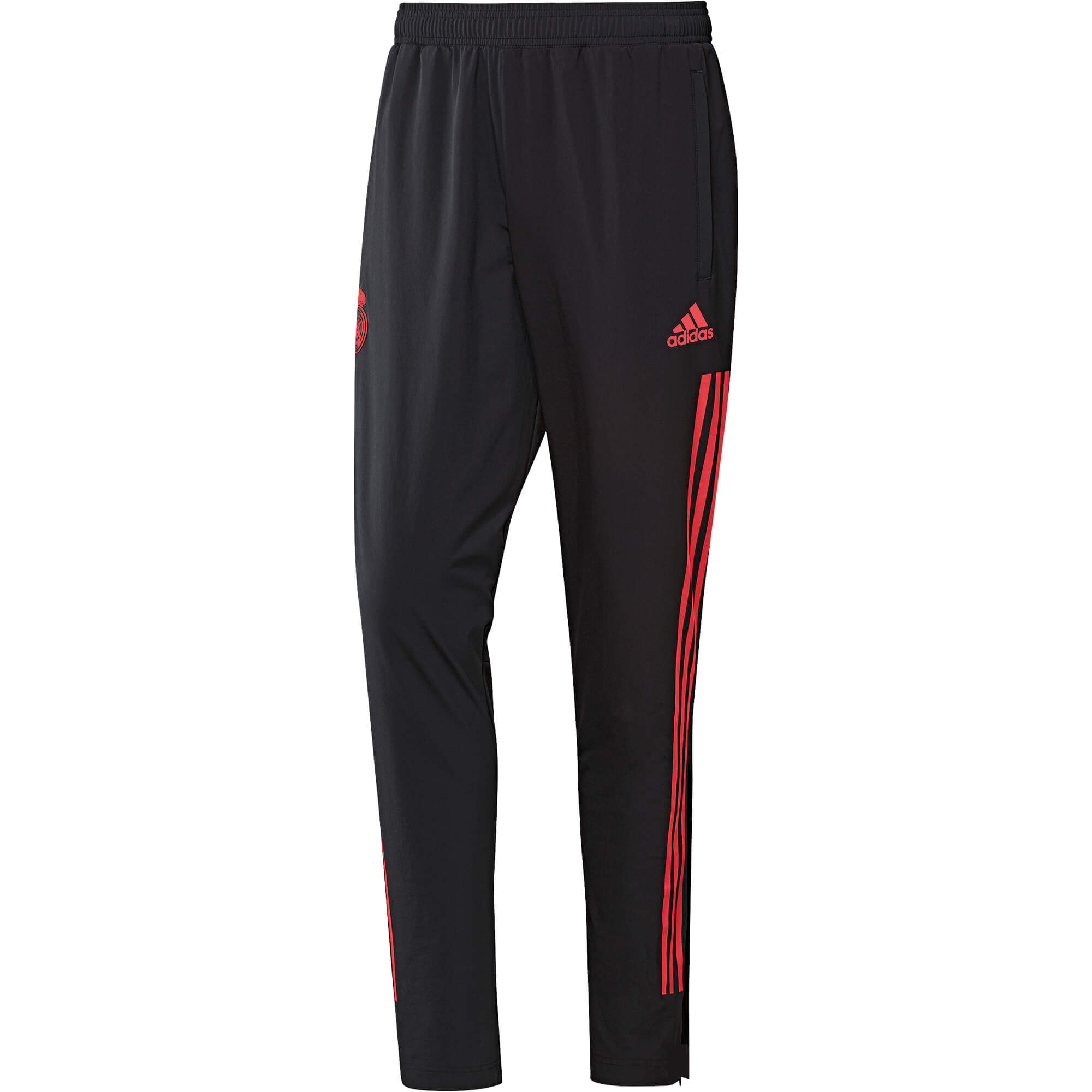 Pantalon Entrainement Adidas Real Madrid Adulte 2018 2019 Noir Rouge