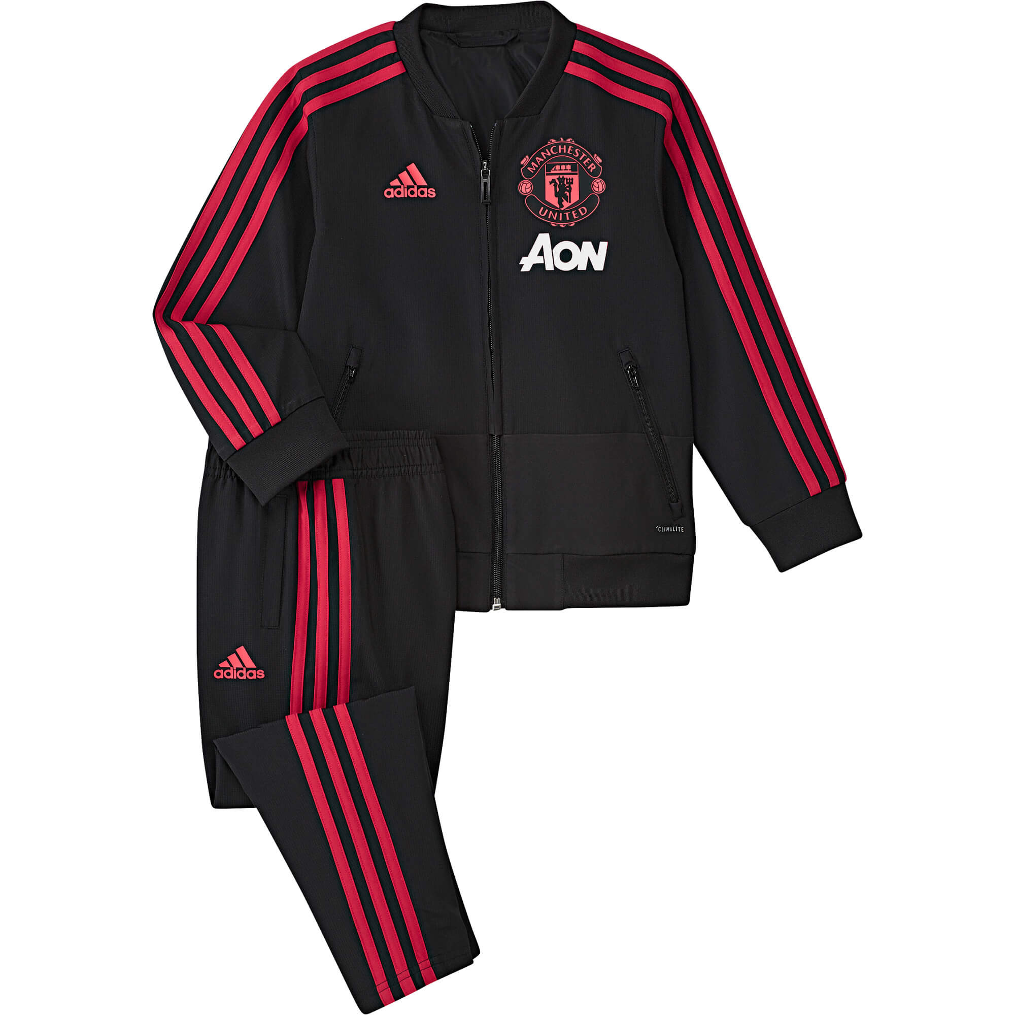 ADIDAS MANCHESTER UNITED PRE SUIT IN NOIR 2018/2019