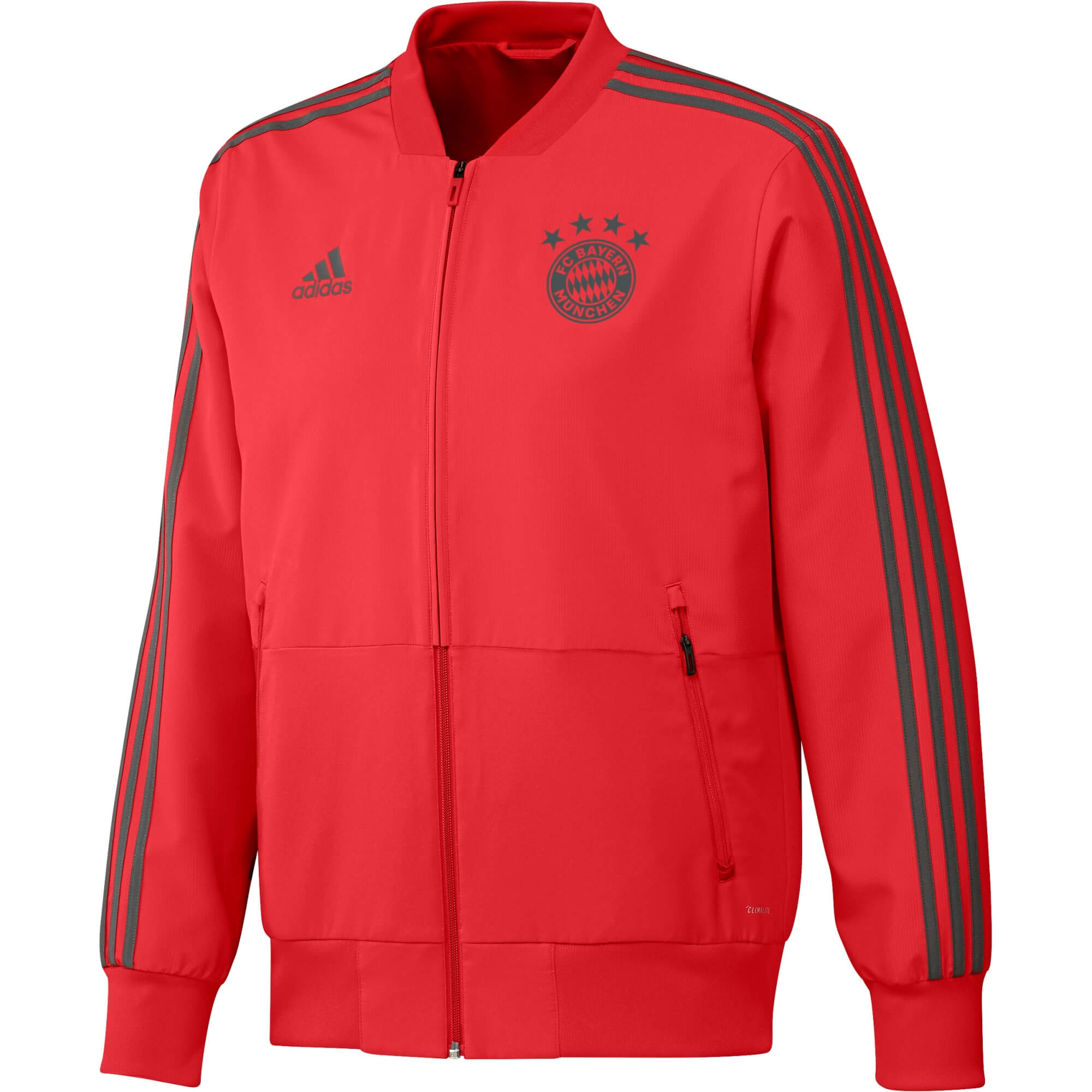 ADIDAS BAYERN PRE JKT ROUGE 2018/2019