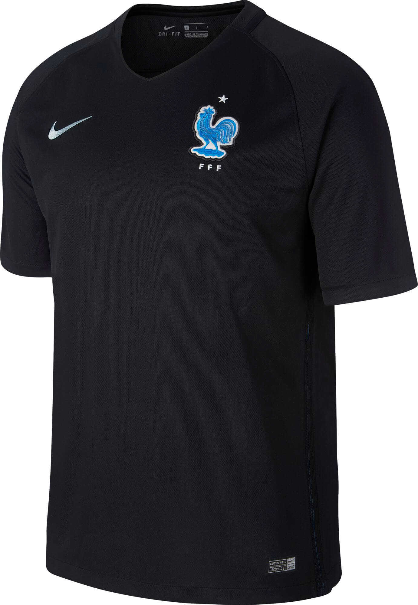 NIKE FFF MAILLOT SUPPORTER NOIR 2017/2018