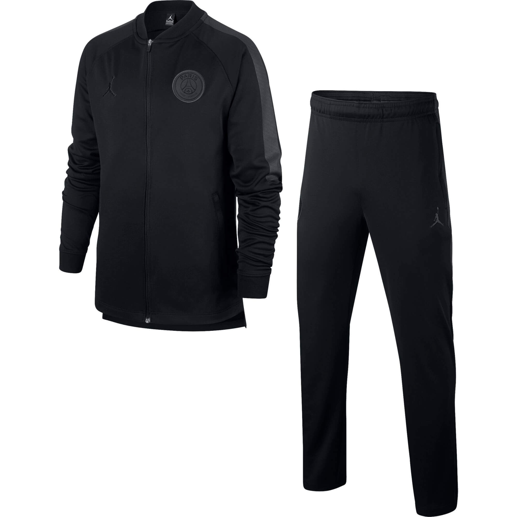 NIKE PSG PRE SUIT KNIT JORDAN JUNIOR NOIR/ANTHRACITE 2018/2019