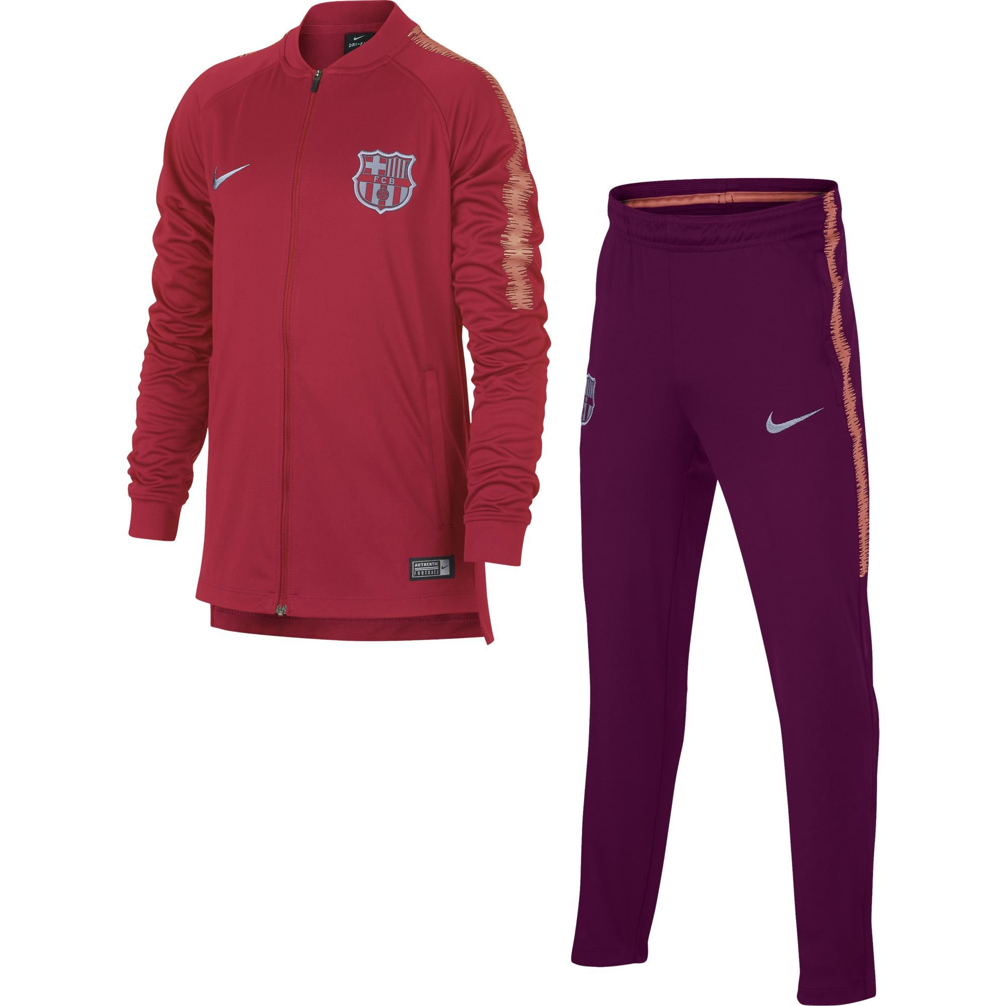 NIKE BARCELONE PRE SUIT KNIT JUNIOR SAUMON 2018/2019