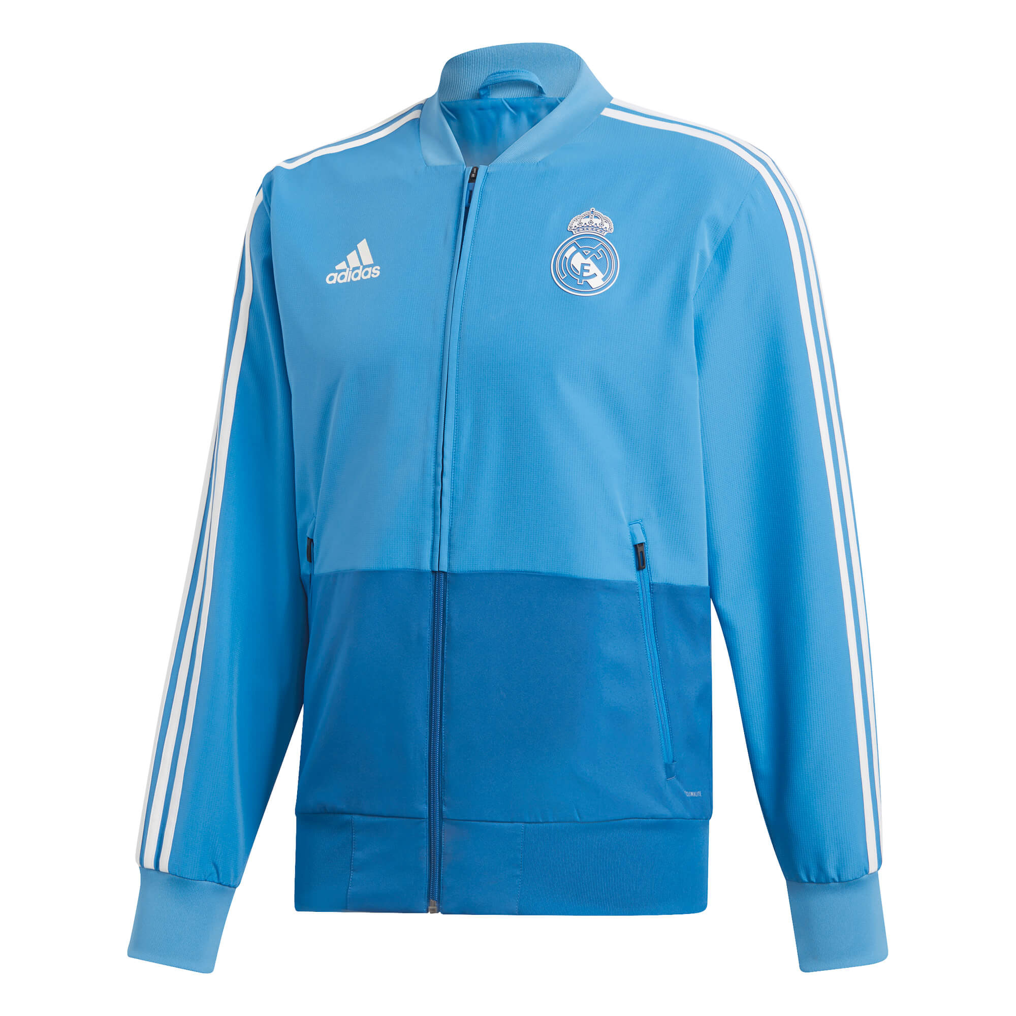 ADIDAS REAL MADRID PRE JKT BLEU 2019