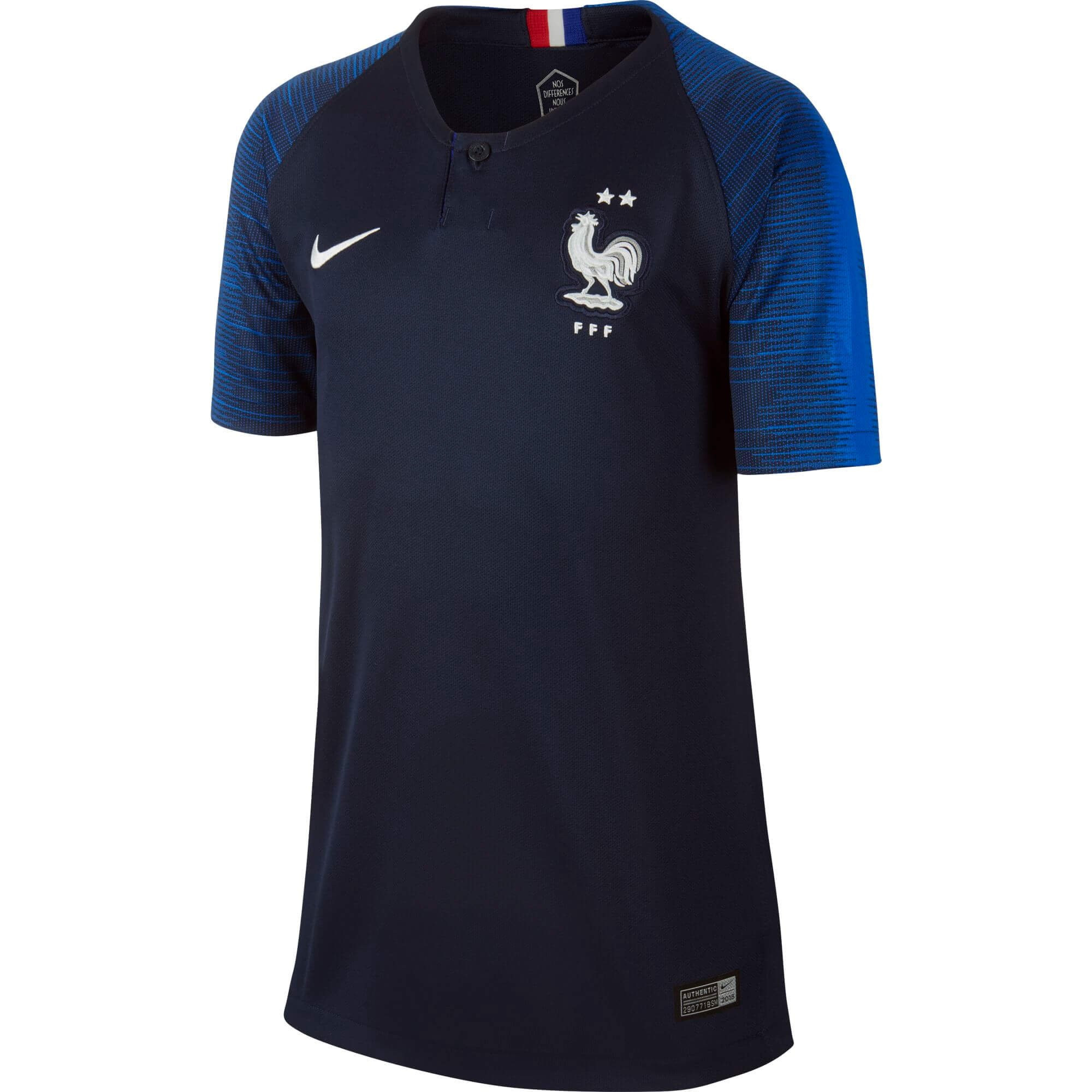 NIKE FFF MAILLOT DOMICILE JUNIOR 2 ETOILES 2018/2019