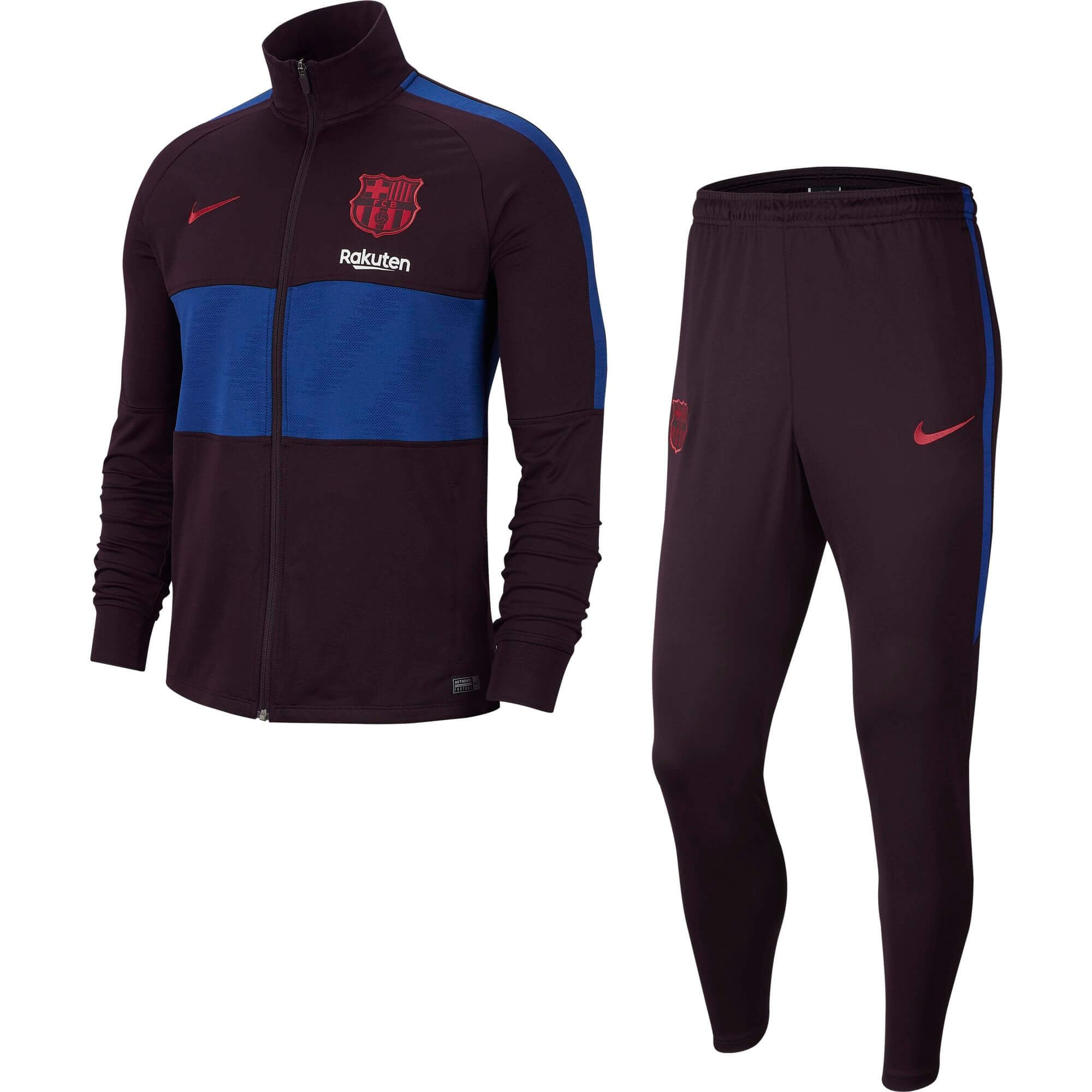 NIKE BARCELONE PRE SUIT KNIT BORDEAUX 2019/2020