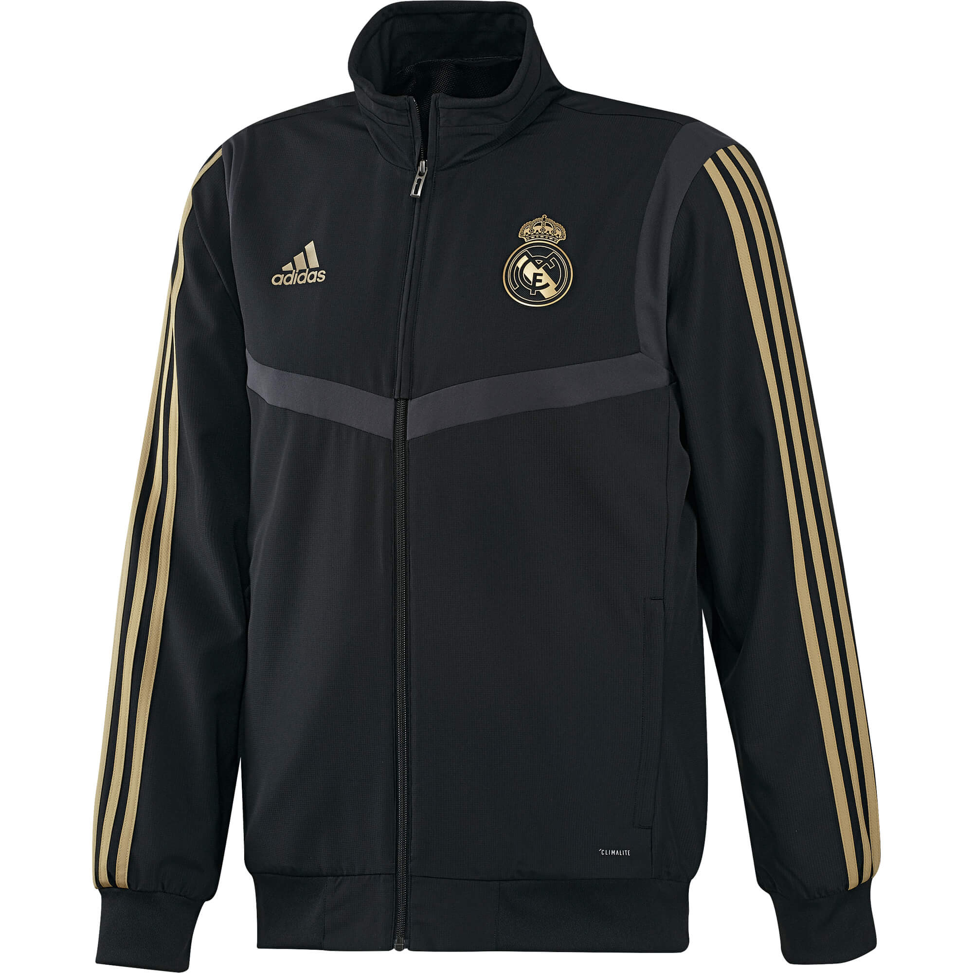 ADIDAS REAL MADRID PRE JKT NOIR 2019/2020