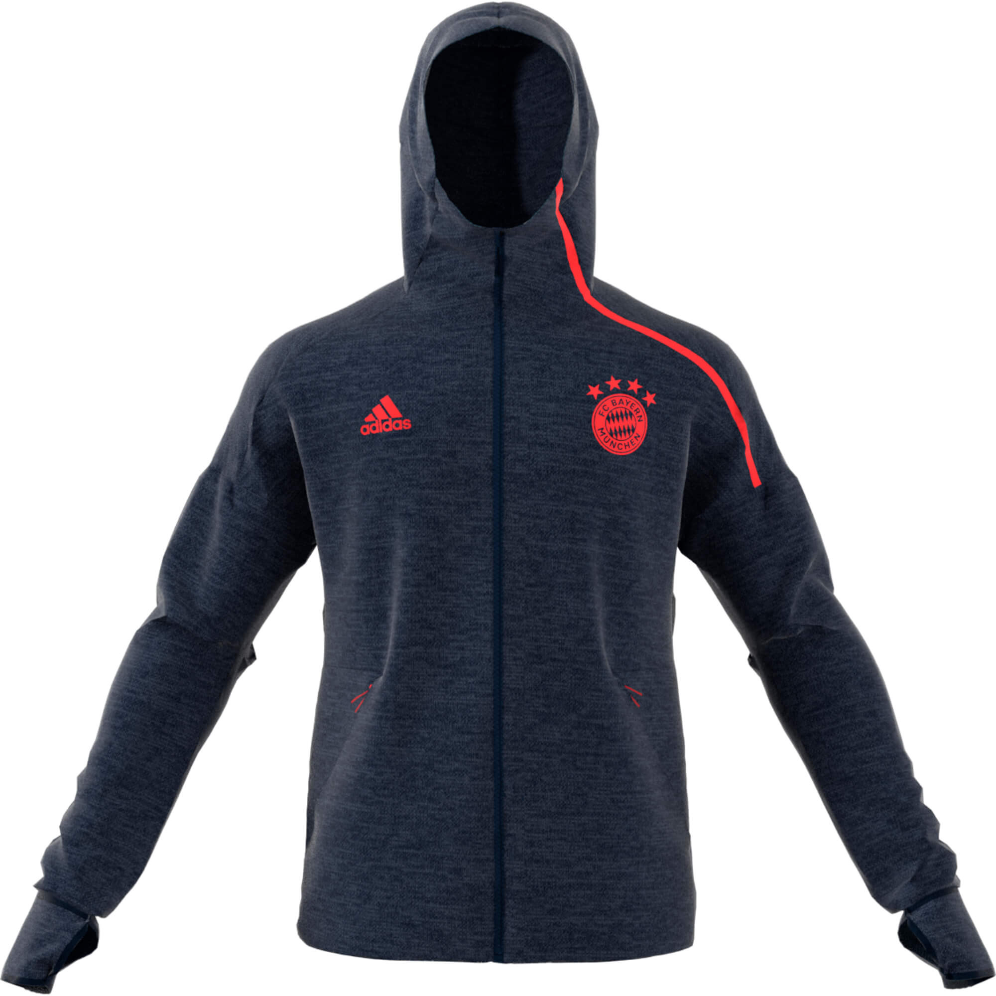 ADIDAS BAYERN ZNE HOODY MARINE 2019/2020