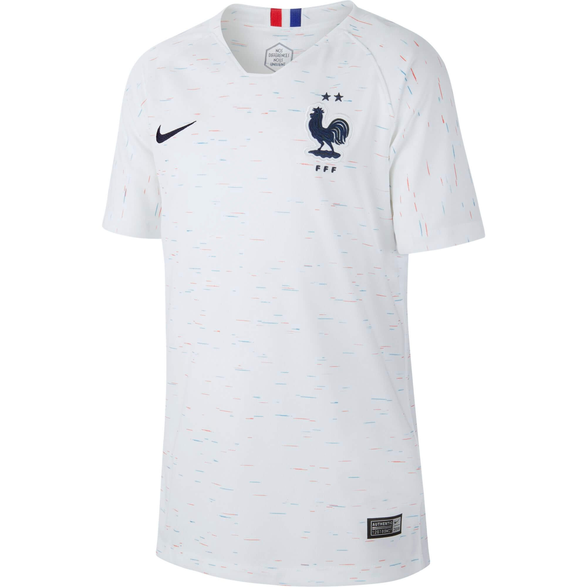 NIKE FFF MAILLOT EXTERIEUR JUNIOR 2 ETOILES 2019