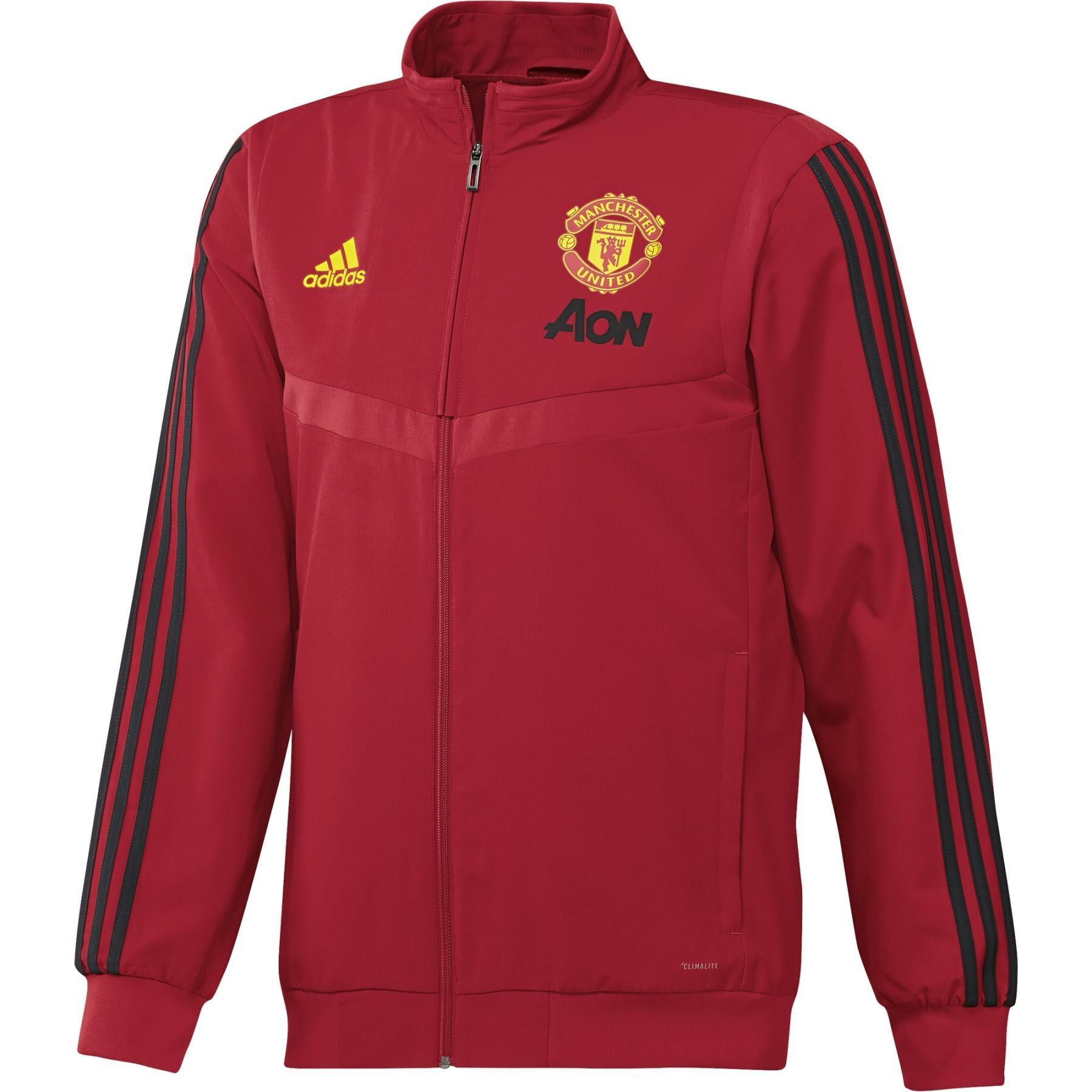 ADIDAS MANCHESTER UNITED PRE JKT ROUGE 2019/2020