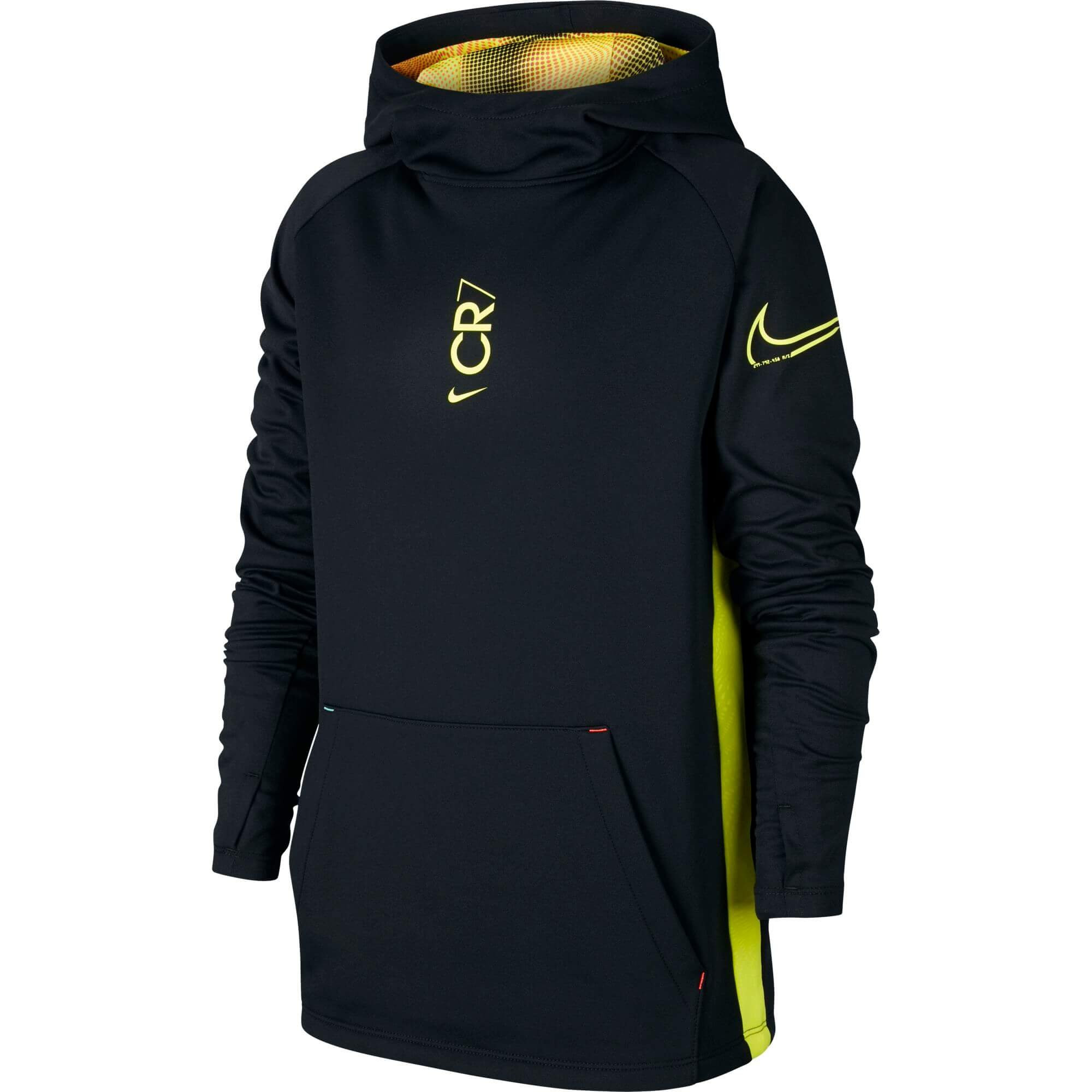 NIKE CR7 TRG TOP HOODY JUNIOR NOIR