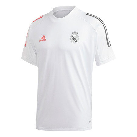 ADIDAS REAL MADRID MAILLOT ENTRAINEMENT BLANC 2020/2021