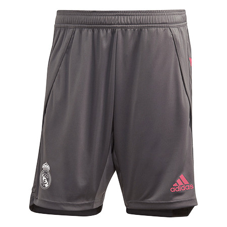 ADIDAS REAL MADRID TRG SHORT GRIS 2020/2021