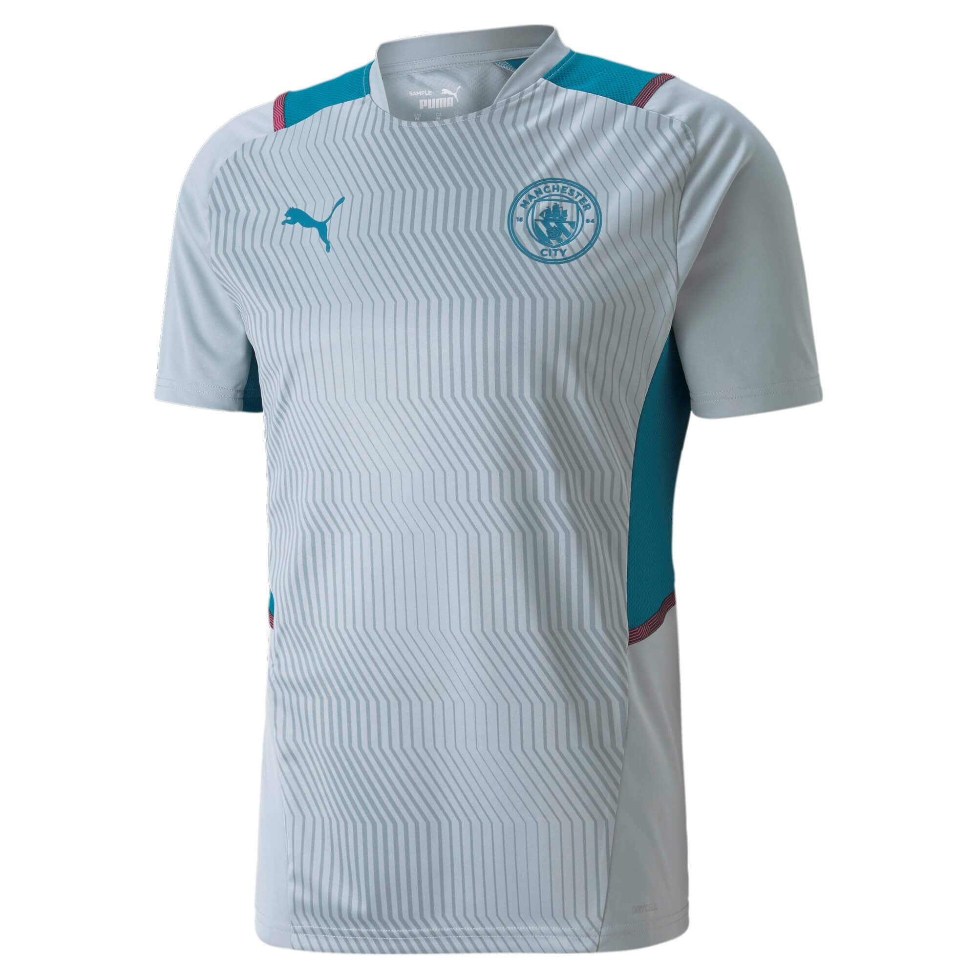 PUMA MANCHESTER CITY TRG JSY GRIS 2021/2022