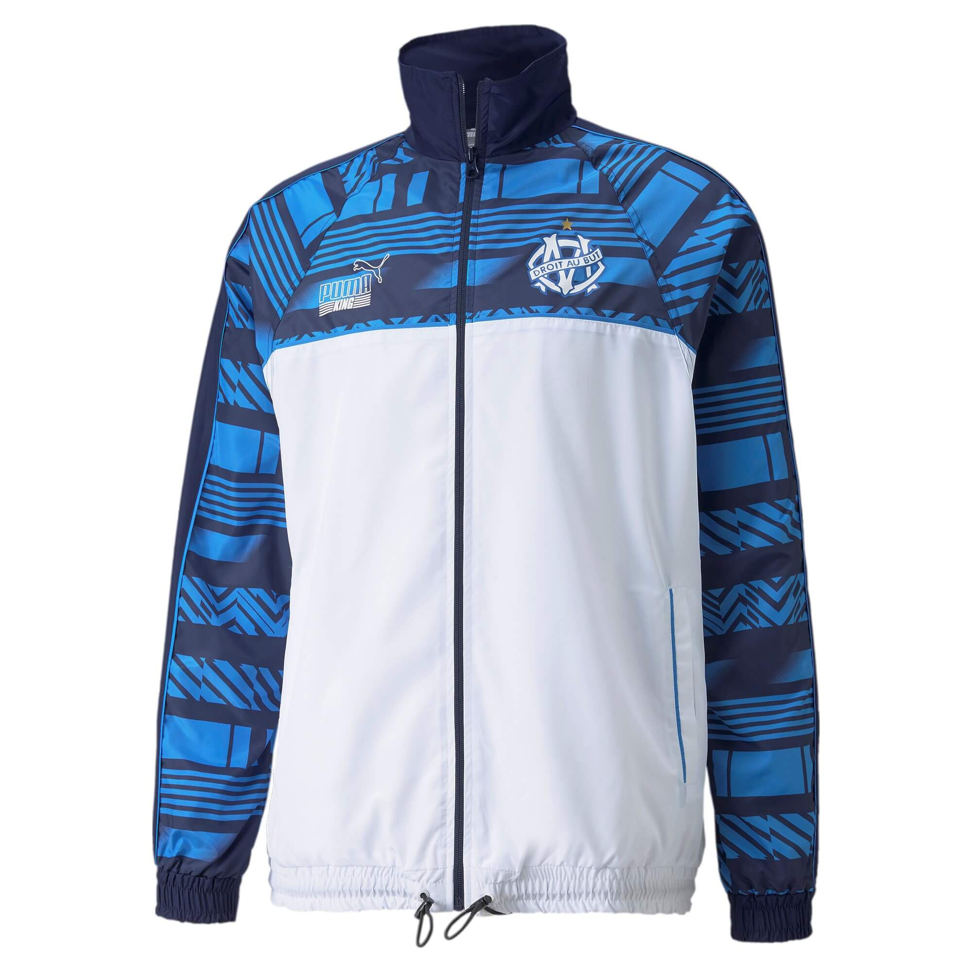 PUMA OM FTBLHERITAGE JKT BLANC 2022