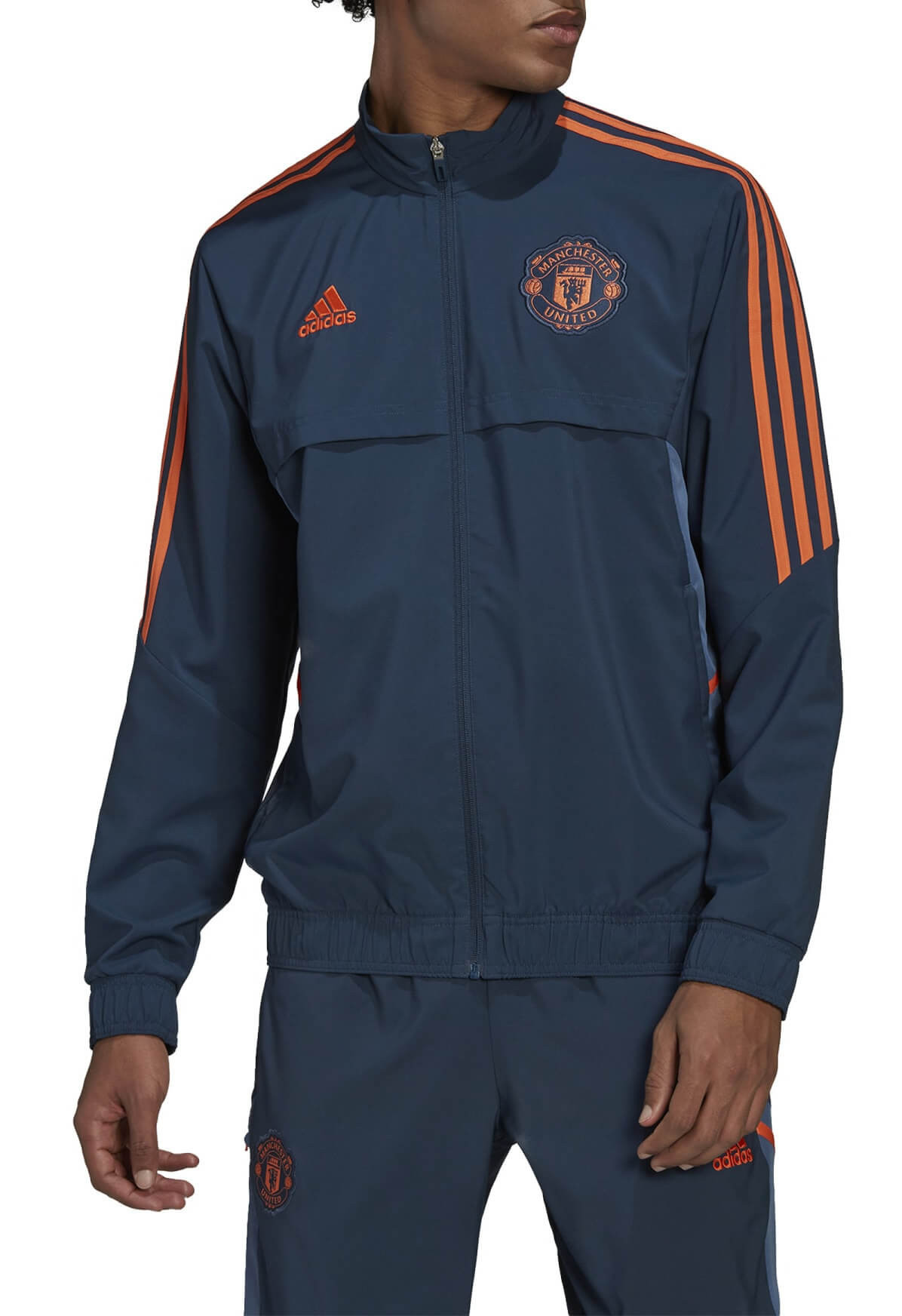 ADIDAS MANCHESTER UNITED PRE JKT MARINE 2022/2023