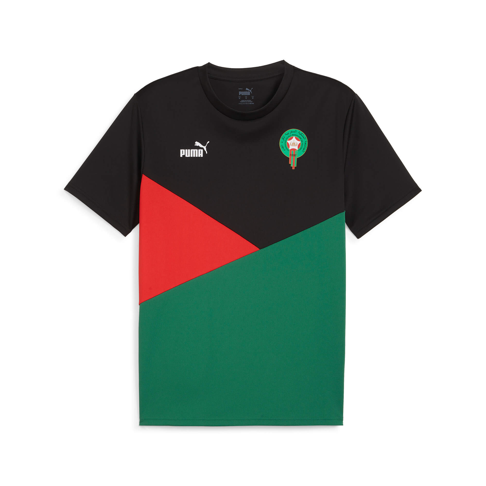 PUMA MAROC MAILLOT POLYESTER NOIR 2024 777091 01
