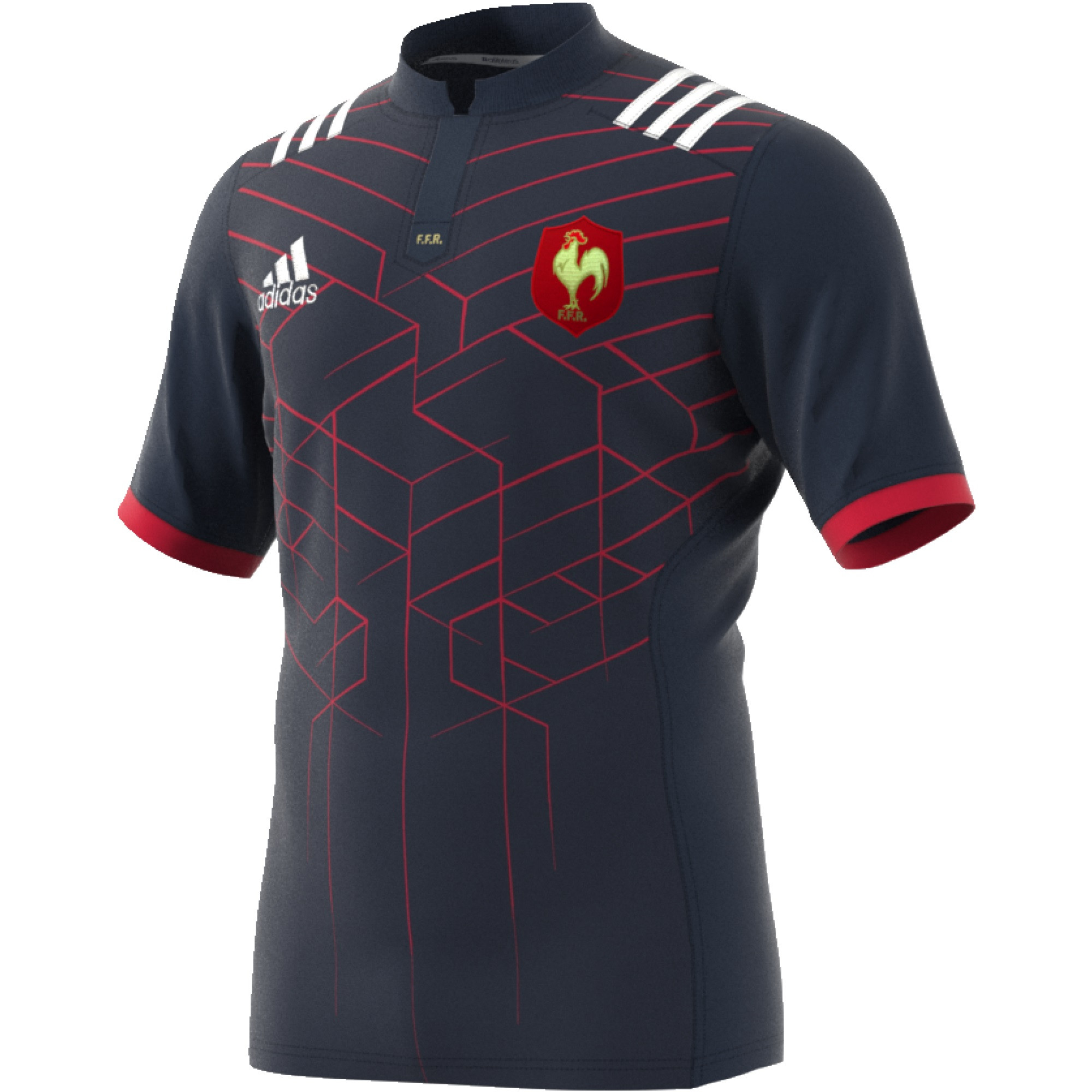 ADIDAS FFR RUGBY MAILLOT DOMICILE 2016 2017 France NATION