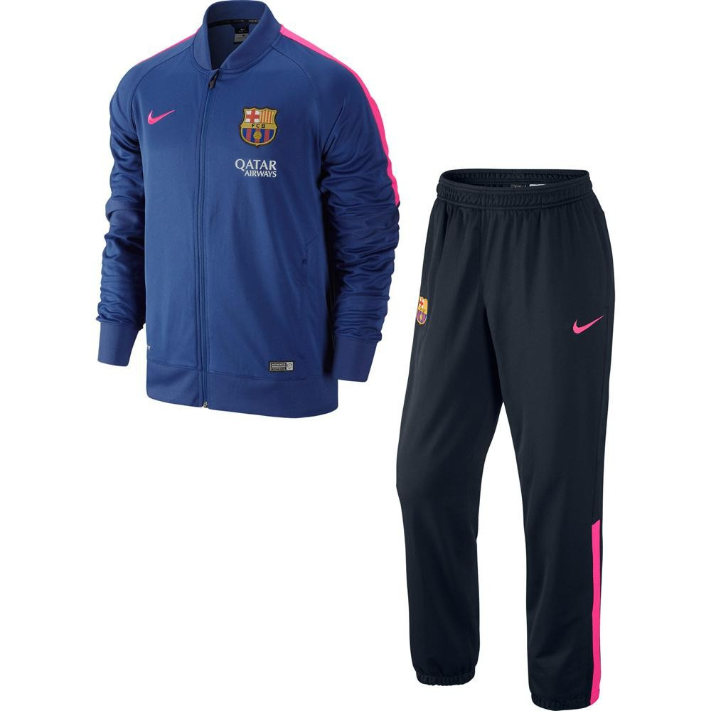 NIKE BARCELONE SURVETEMENT BLEU 2014/2015