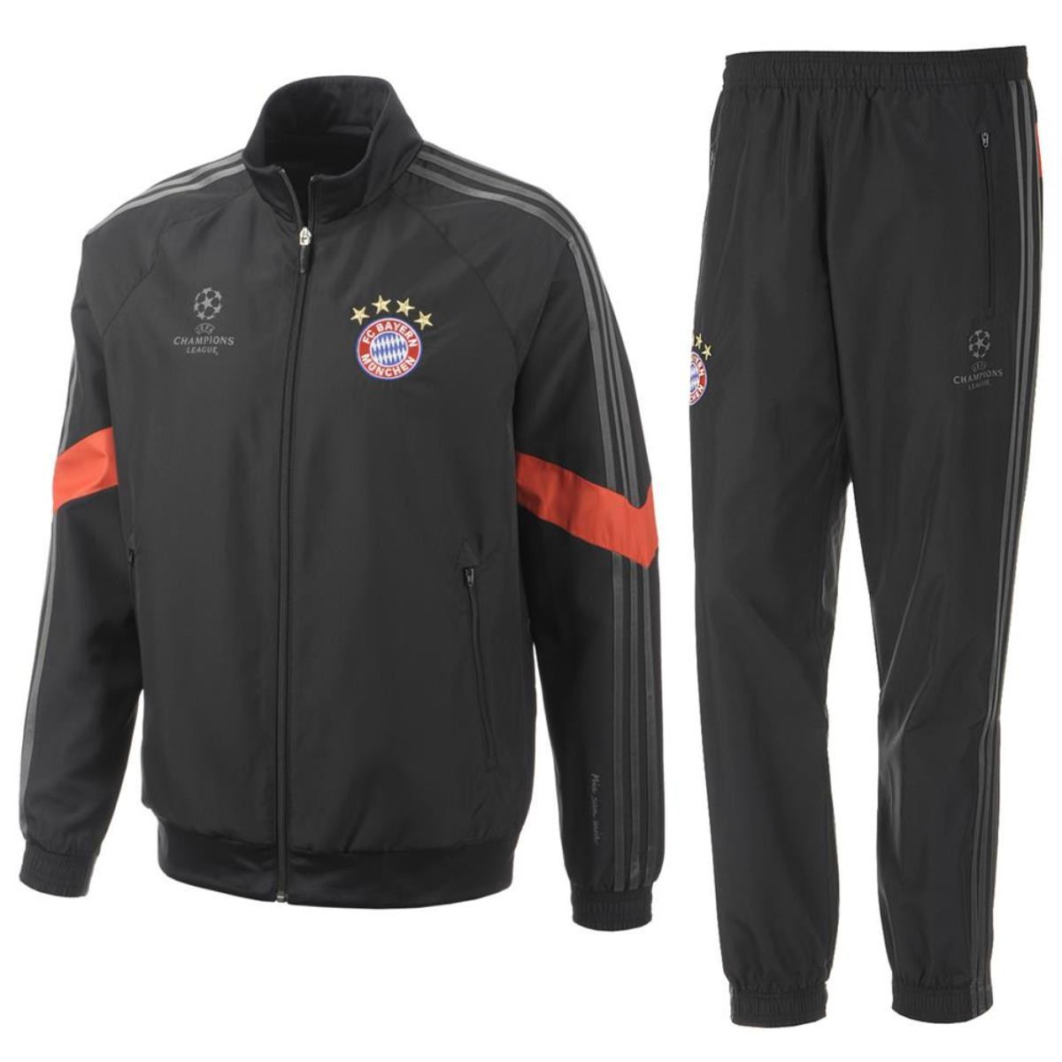 ADIDAS BAYERN SURVETEMENT EU NOIR 2014/2015