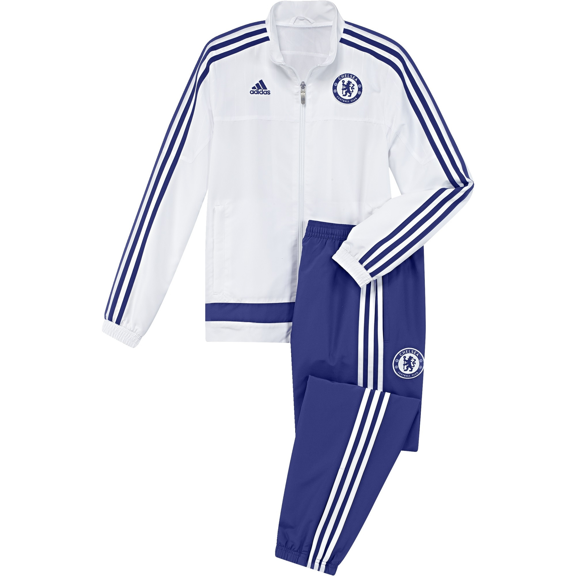 ADIDAS CHELSEA SURVETEMENT BLANC JUNIOR 2015 2016 Chelsea CLUB ETRANGERS