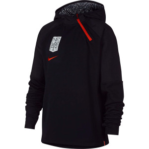 NIKE NEYMAR JR TRG TOP HOODY JUNIOR NOIR