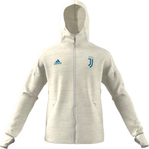 ADIDAS JUVENTUS ZNE JKT HOODY BLANC 2019/2020