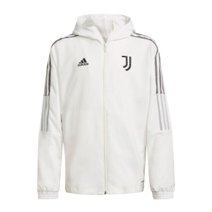 ADIDAS JUVENTUS PRE JKT JUNIOR BLANC 2021/2022