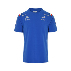 KAPPA ALPINE F1 ARHOM TEE SHIRT COTON BLEU 2022