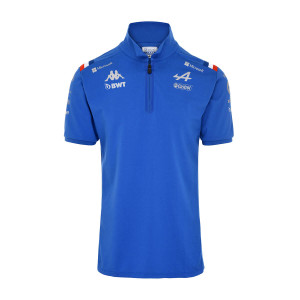 KAPPA ALPINE F1 ASHAM POLO OFFICIEL BLEU 2022