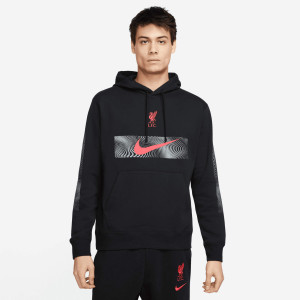 NIKE LIVERPOOL SWEAT HOODY NOIR 2022/2023