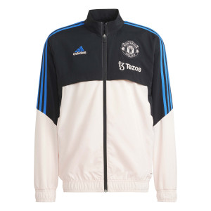 ADIDAS MANCHESTER UNITED PRE JKT NOIR/ROSE 2023