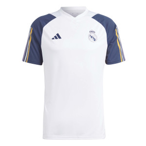 ADIDAS REAL MADRID MAILLOT ENTRAINEMENT BLANC 2023/2024