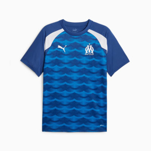 PUMA OM TRG JSY PRE MATCH BLEU ROY 2023/2024