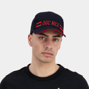 LE COQ SPORTIF OGC NICE CASQUETTE NOIR 2023/2024