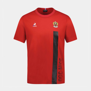 LE COQ SPORTIF OGC NICE TEE ROUGE 2023/2024