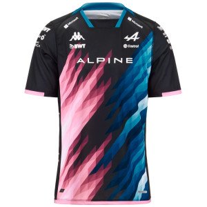 KAPPA ALPINE F1 KOMBAT MAILLOT NOIR 2024