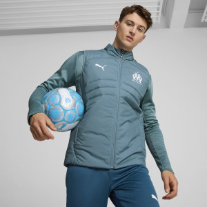 PUMA OM GILET LS BLEU 2024/2025